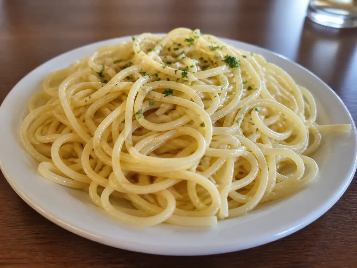 Porción de fideos