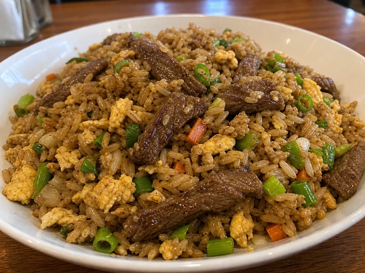 Arroz chaufa de carne