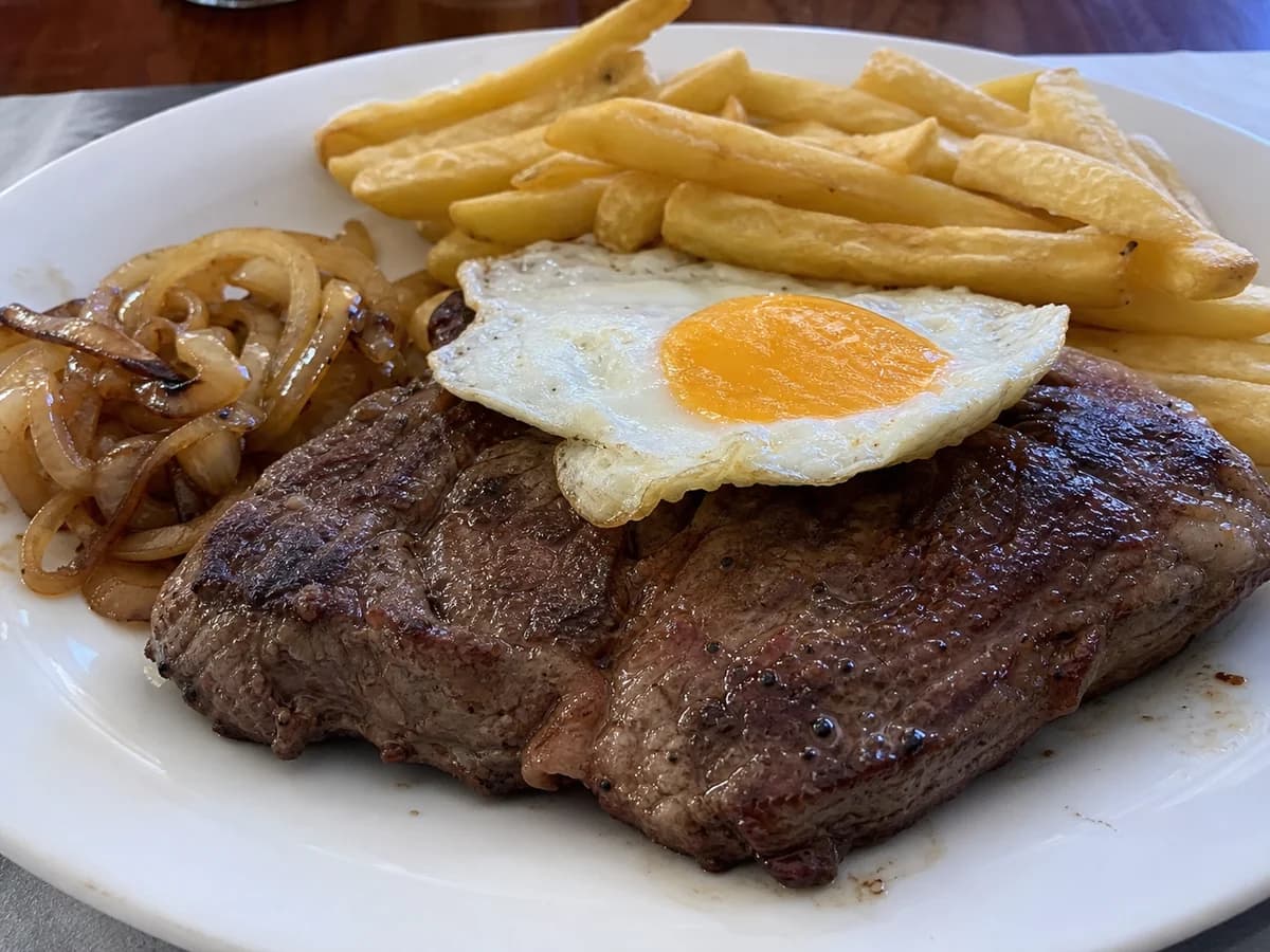 Bistec a lo pobre