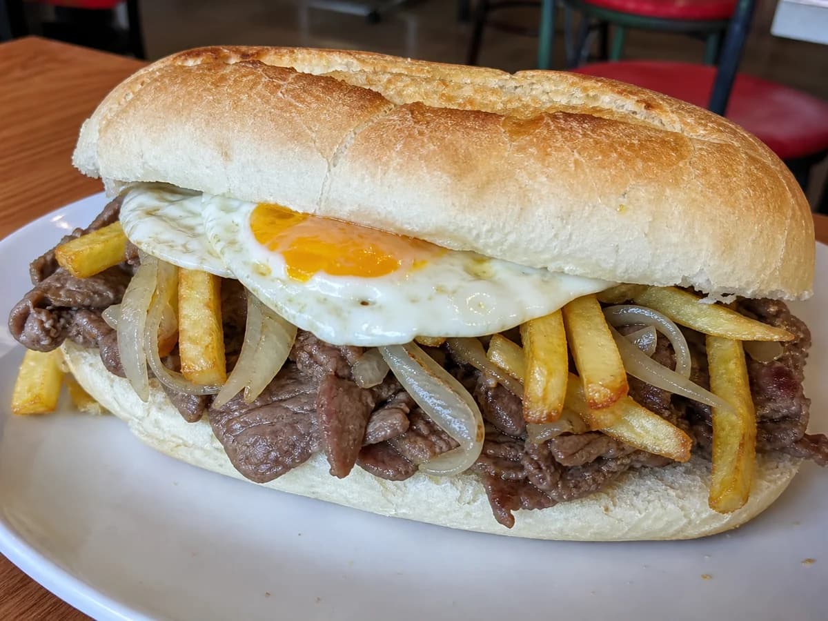 Churrasco a lo pobre