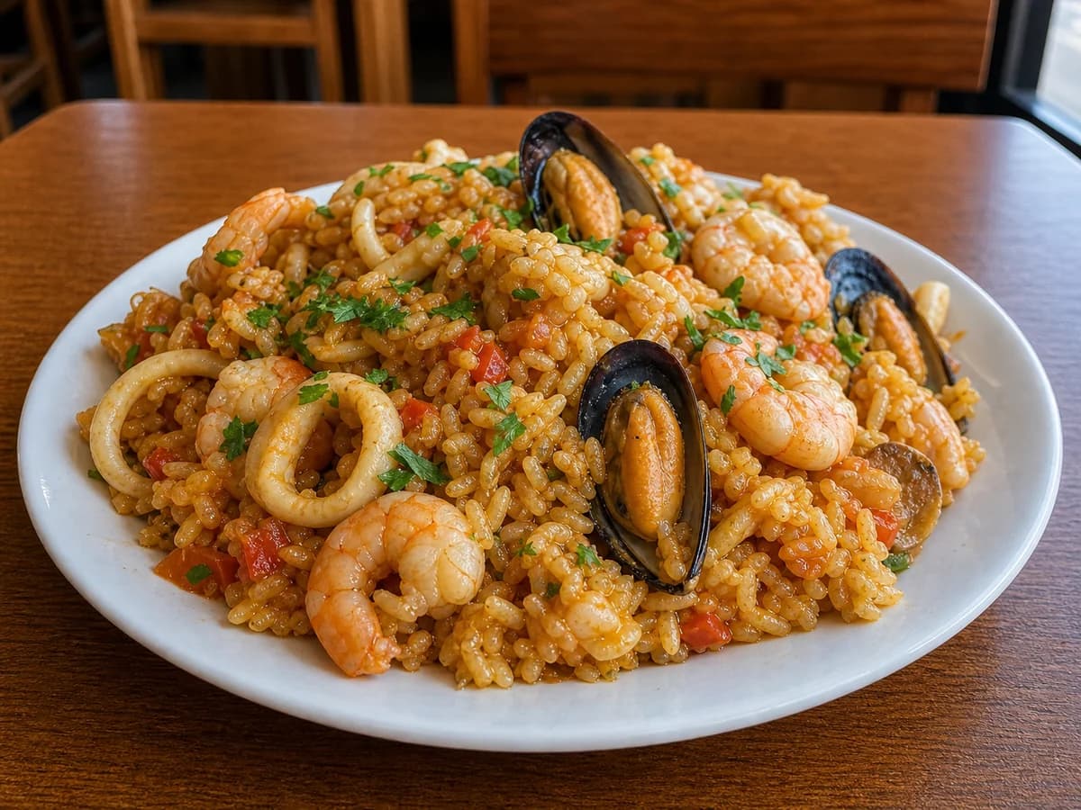 Arroz con marisco